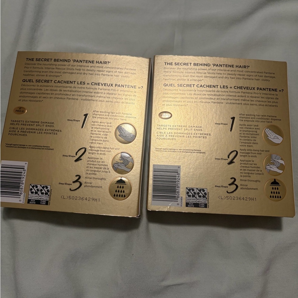 Pantene Miracle Rescue Intense Rescue Shots - Gold Packaging 2 packages - Picture 2 of 2